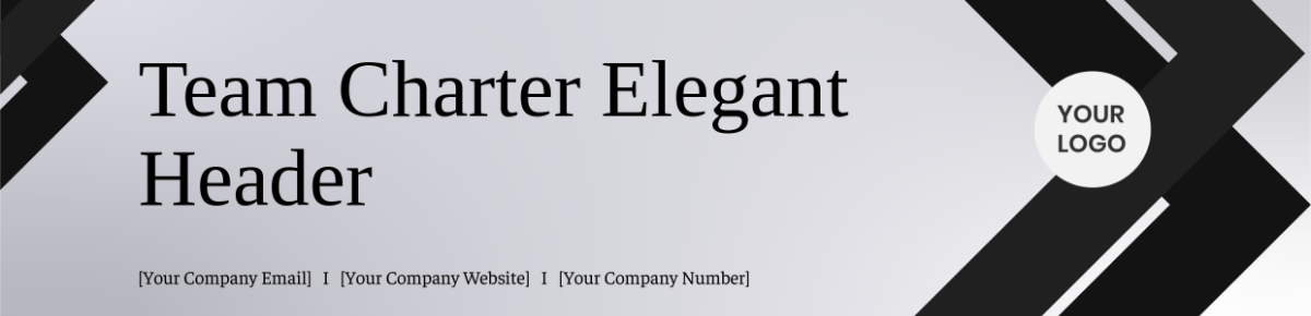 Team Charter Elegant Header