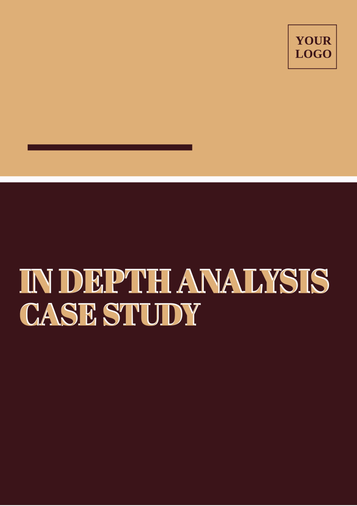 In Depth Analysis Case Study Template