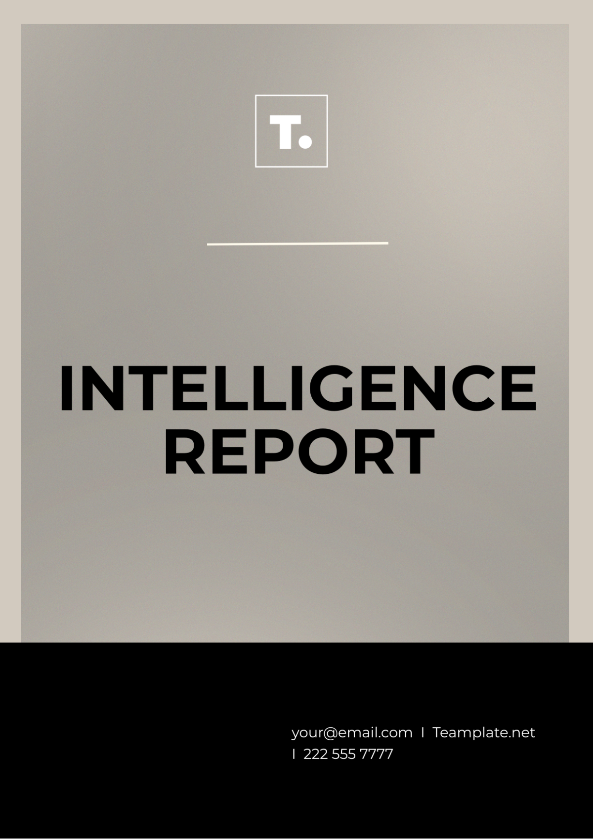 Intelligence Report Template - Edit Online & Download