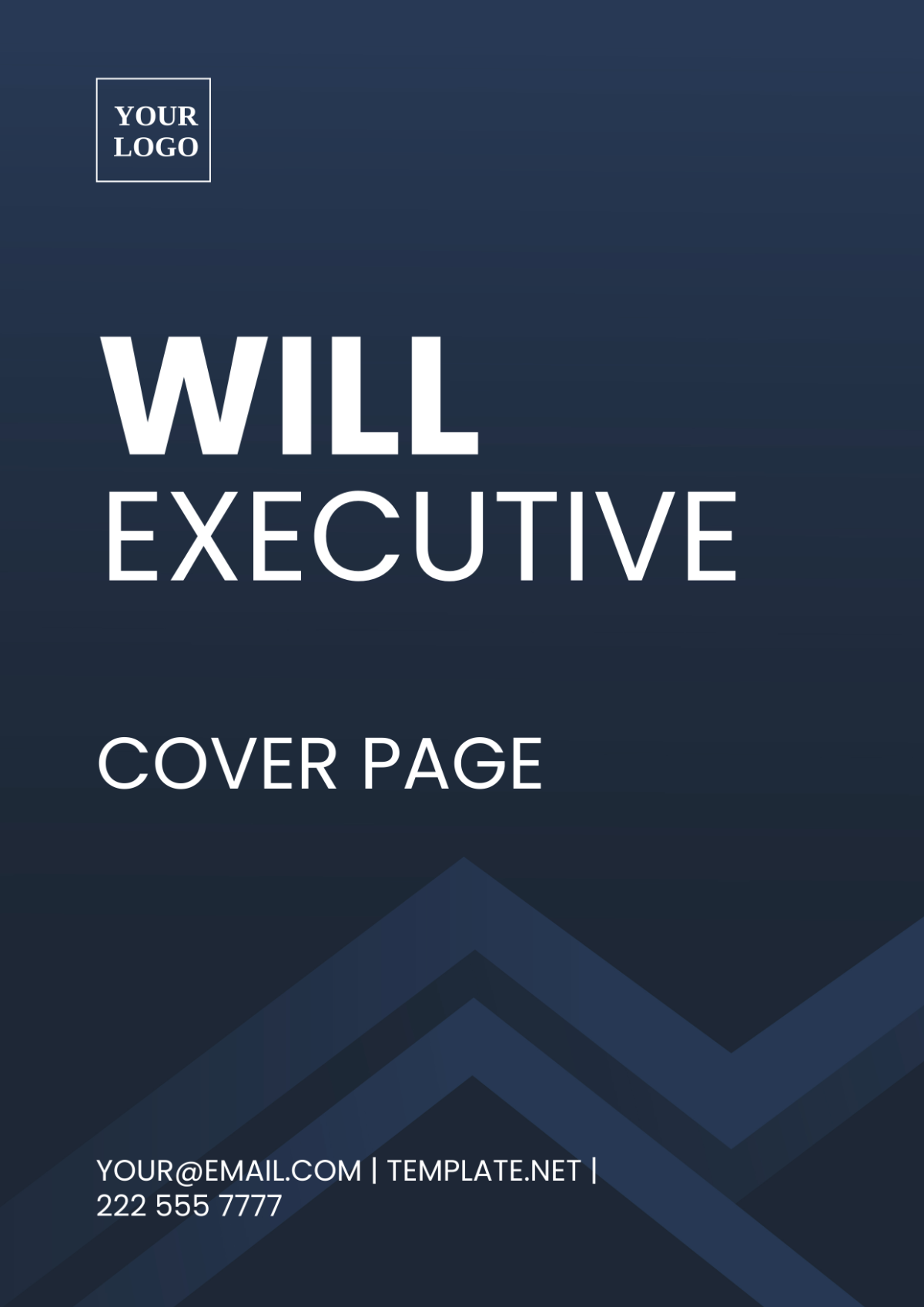 Will Executive Cover Page