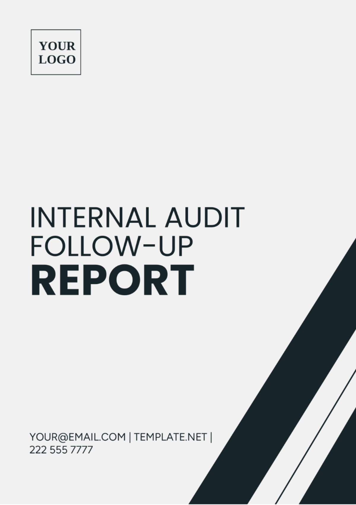 Internal Audit Follow-Up Report Template