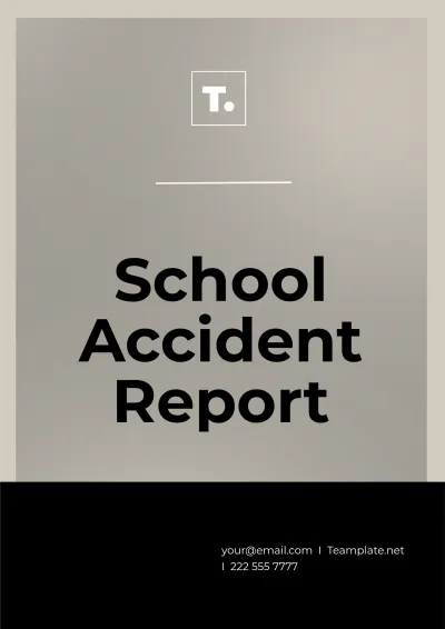 Free School Accident Report Template to Edit Online