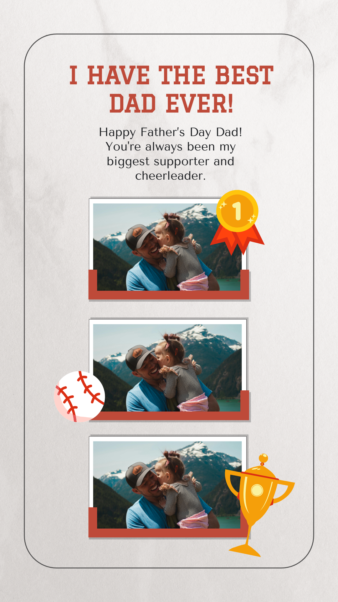 Father's Day Photo Collage Template