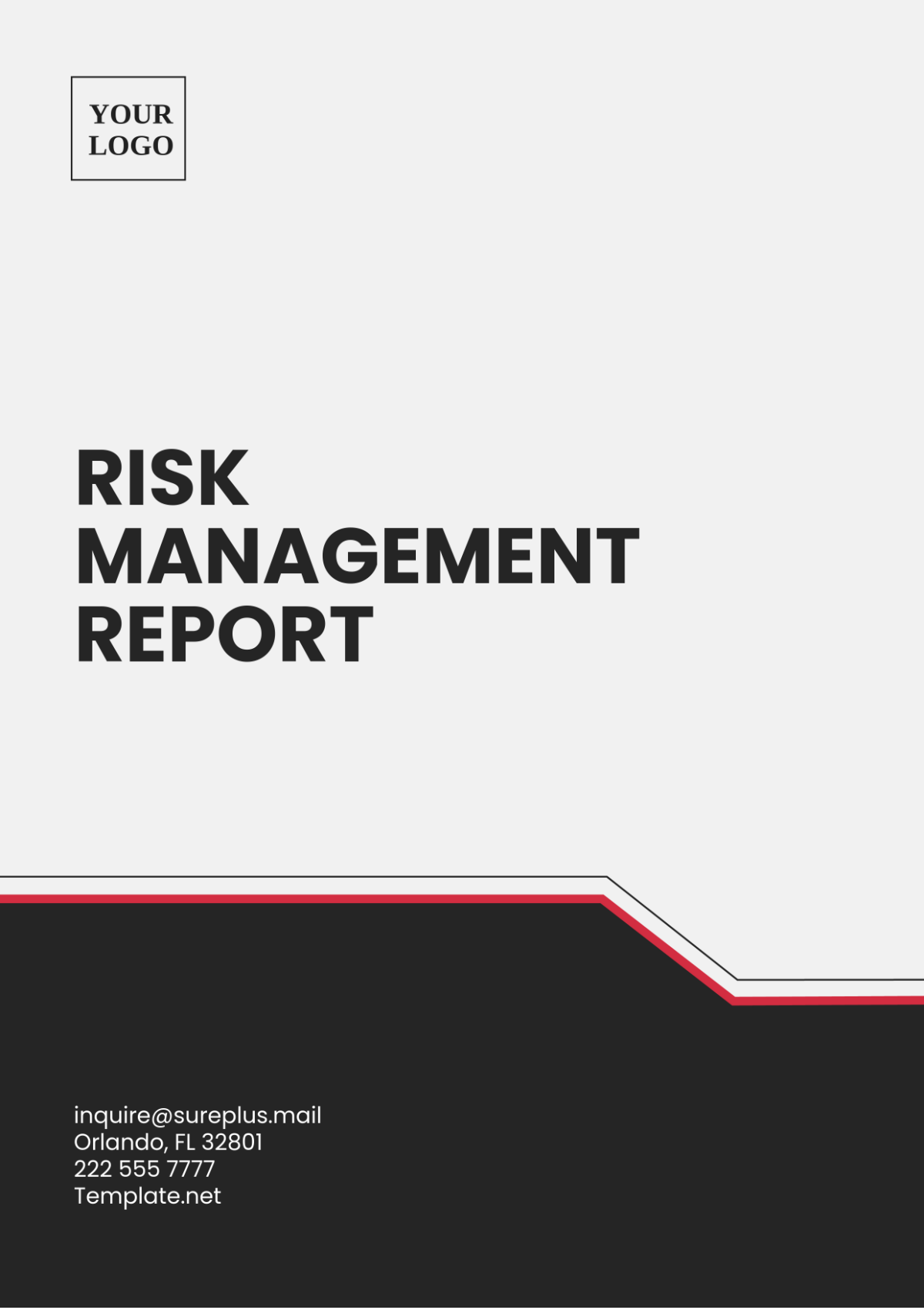 Risk Management Report Template - Edit Online & Download