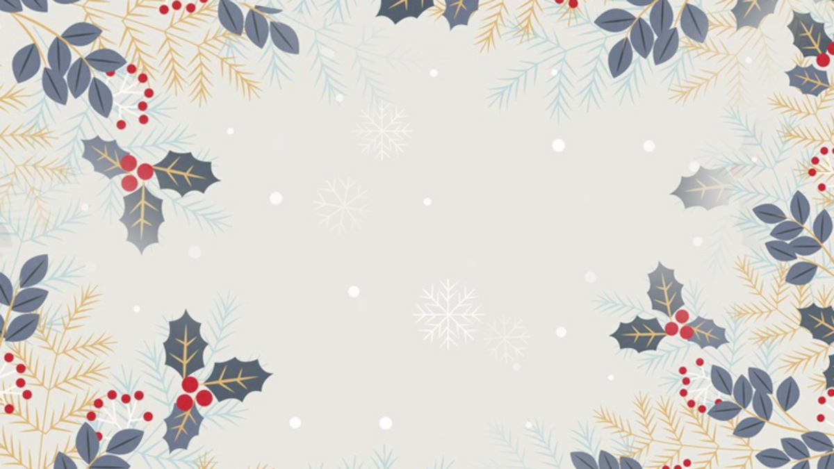 Free Winter Pattern Background