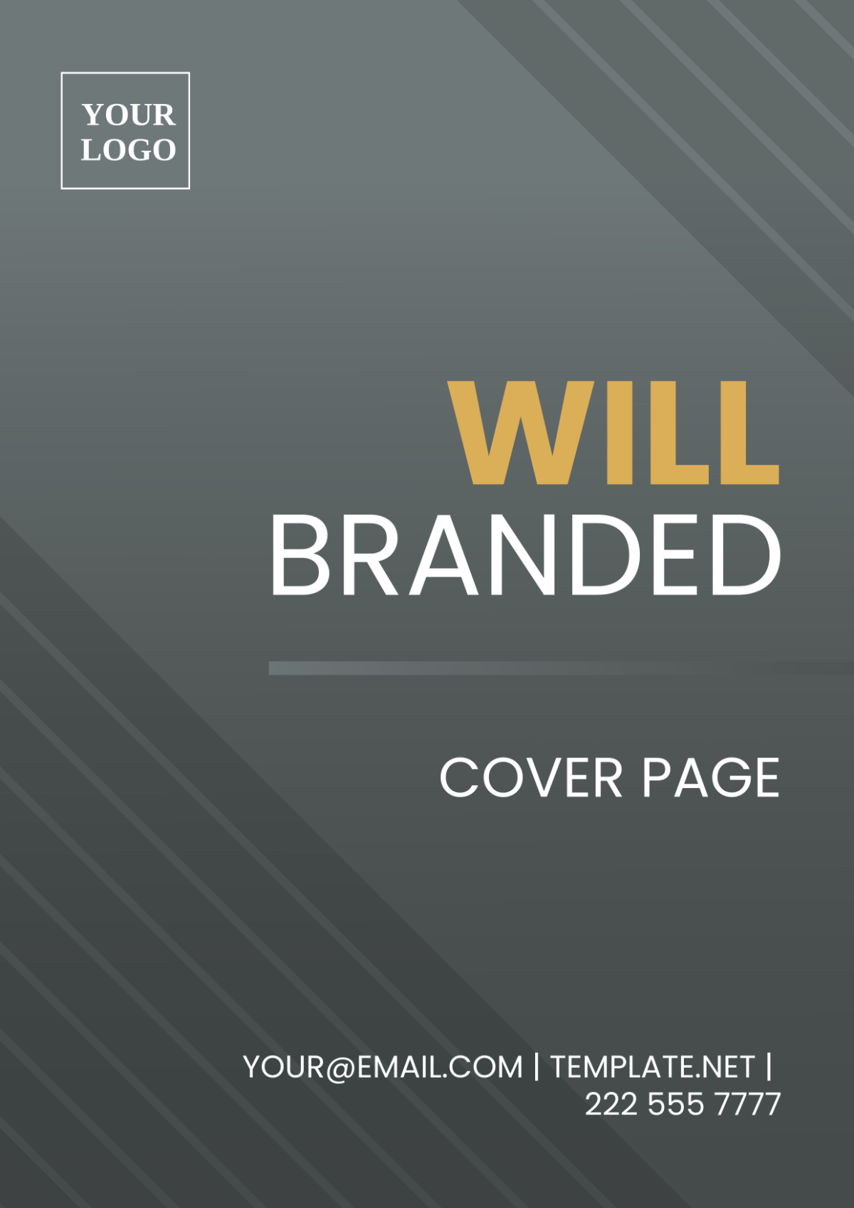 Will Branded Cover Page