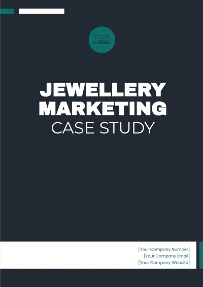 Free Jewellery Marketing Case Study Template to Edit Online