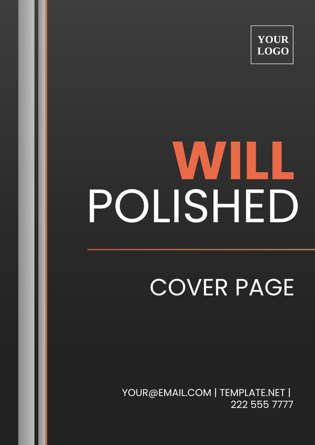Will Polished Cover Page Template