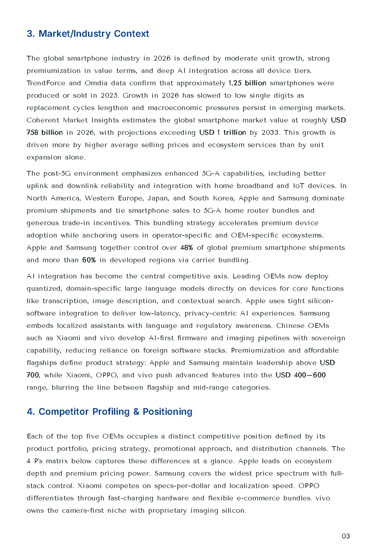 Free Competitive Intelligence Report Template to Edit Online