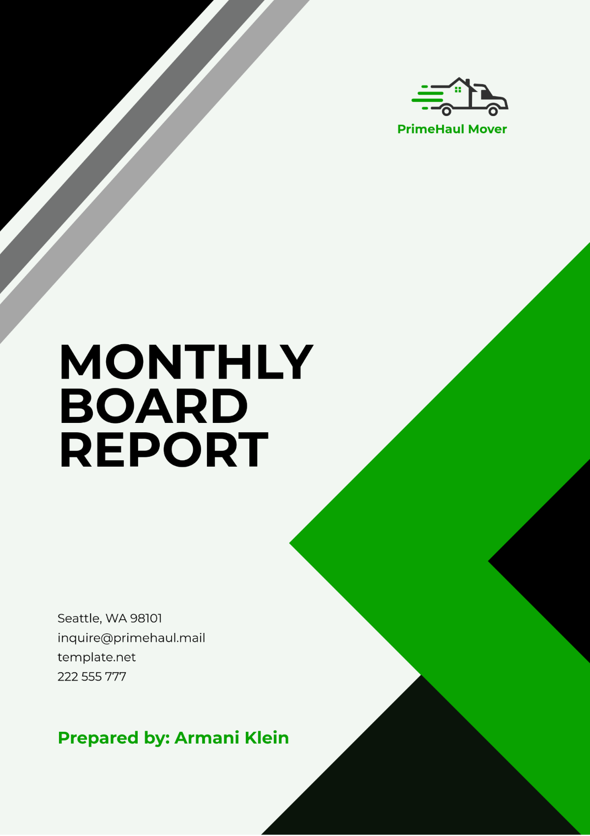 Monthly Board Report Template - Edit Online & Download