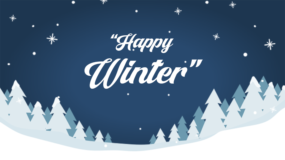 Winter Quotes Background