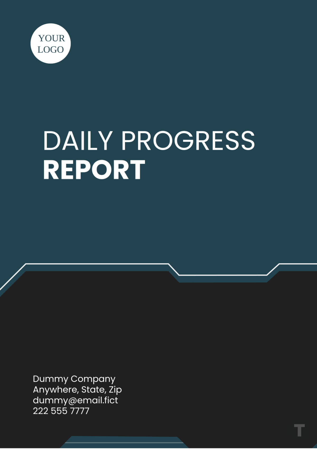 Daily Progress Report Template