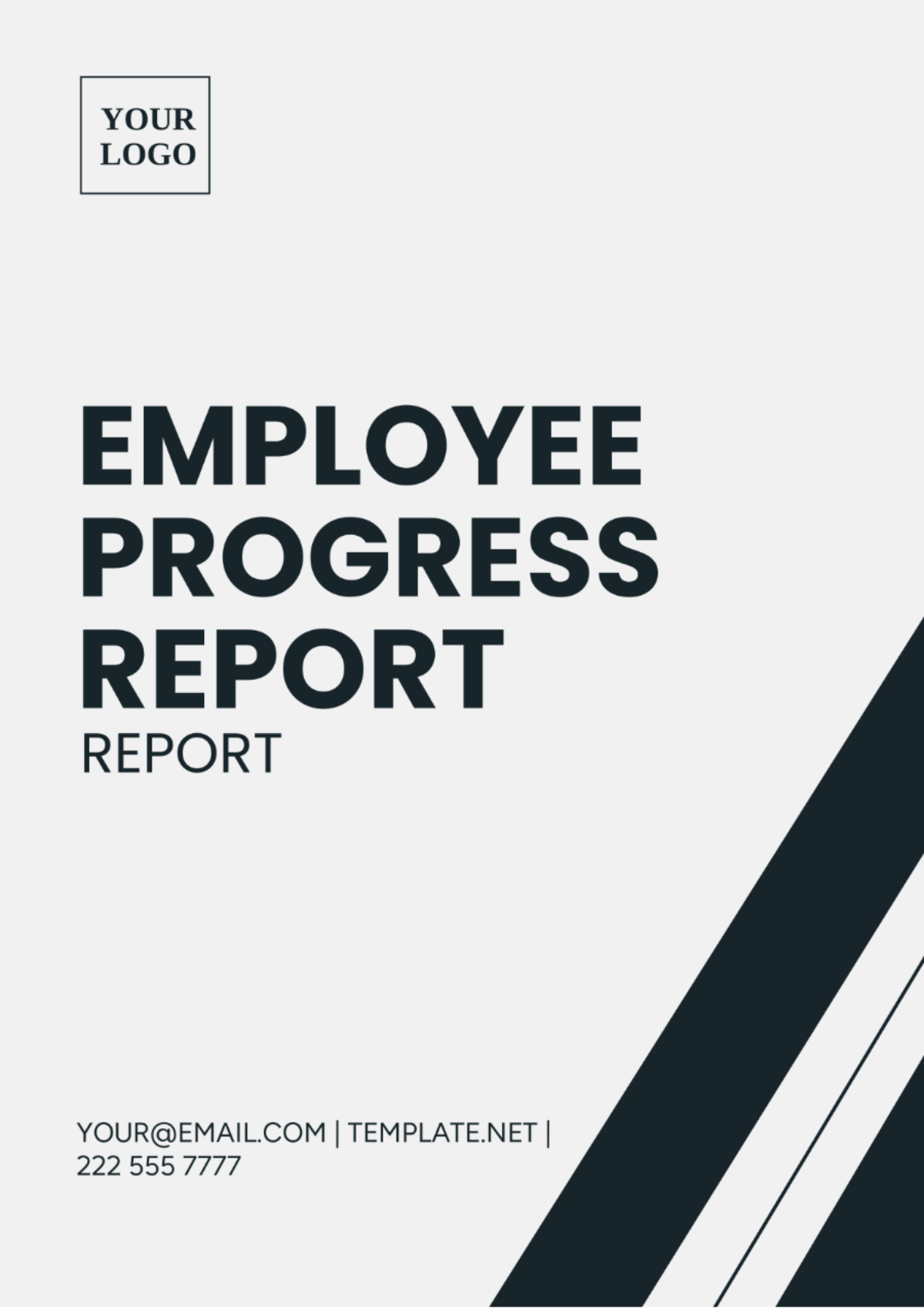 Employee Progress Report Template - Edit Online & Download