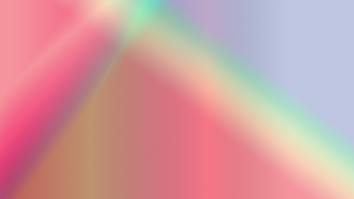Free Holographic Rainbow Background