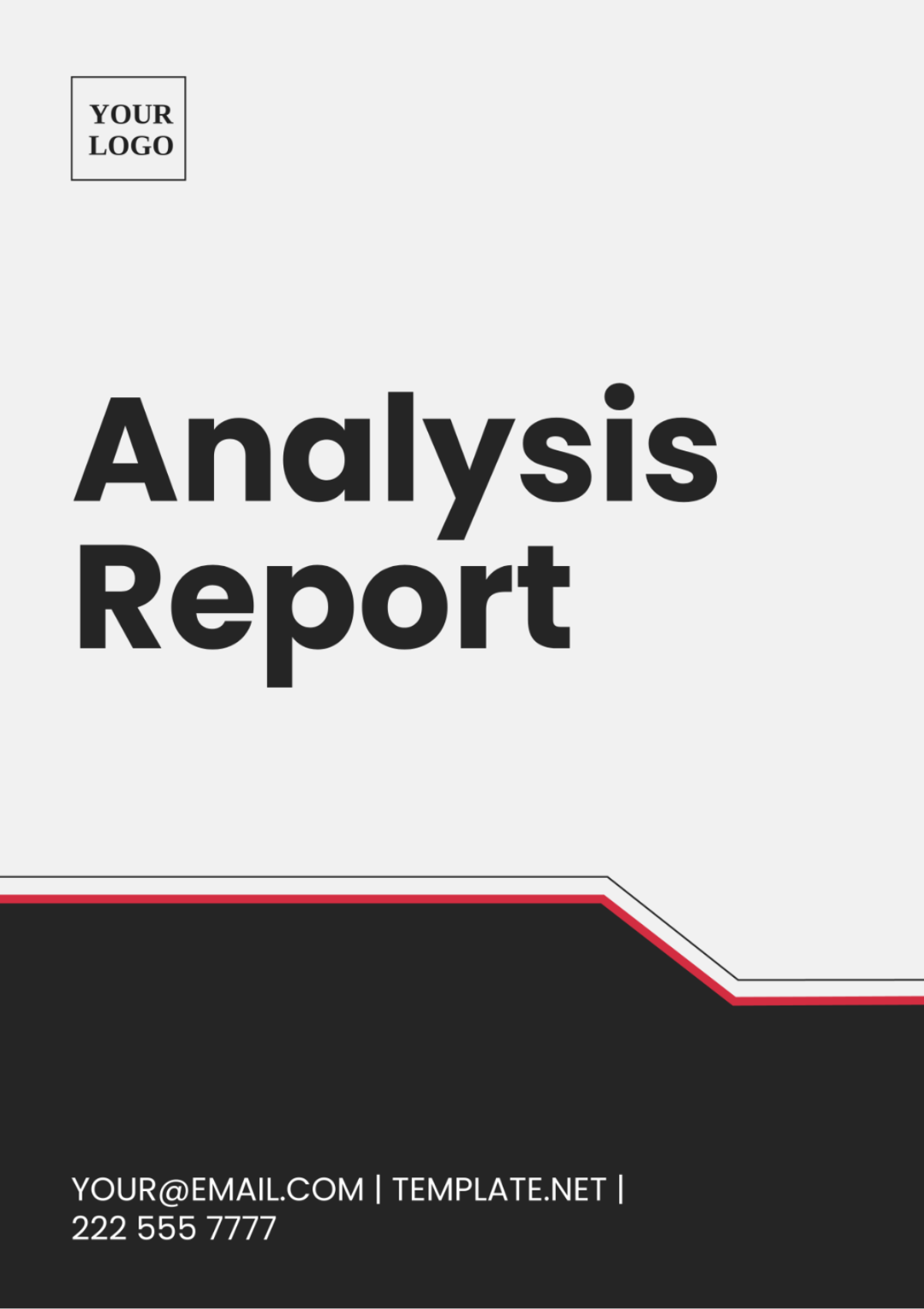 Analysis Report Template