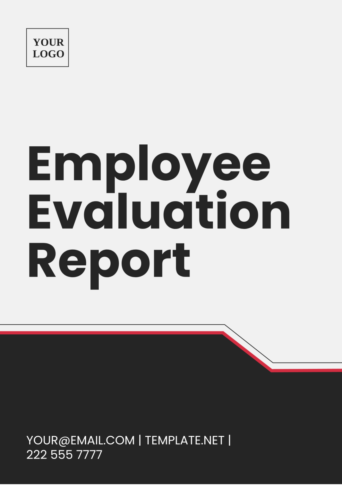 Employee Evaluation Report Template - Edit Online & Download