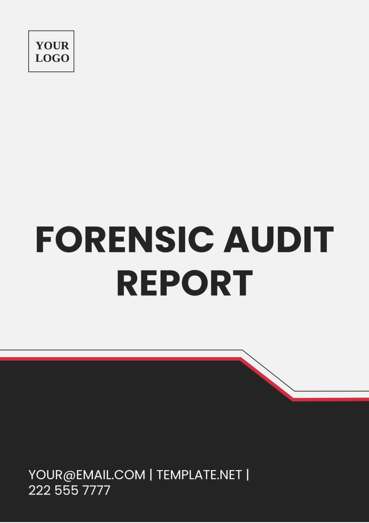 Forensic Audit Report Template - Edit Online & Download Example ...