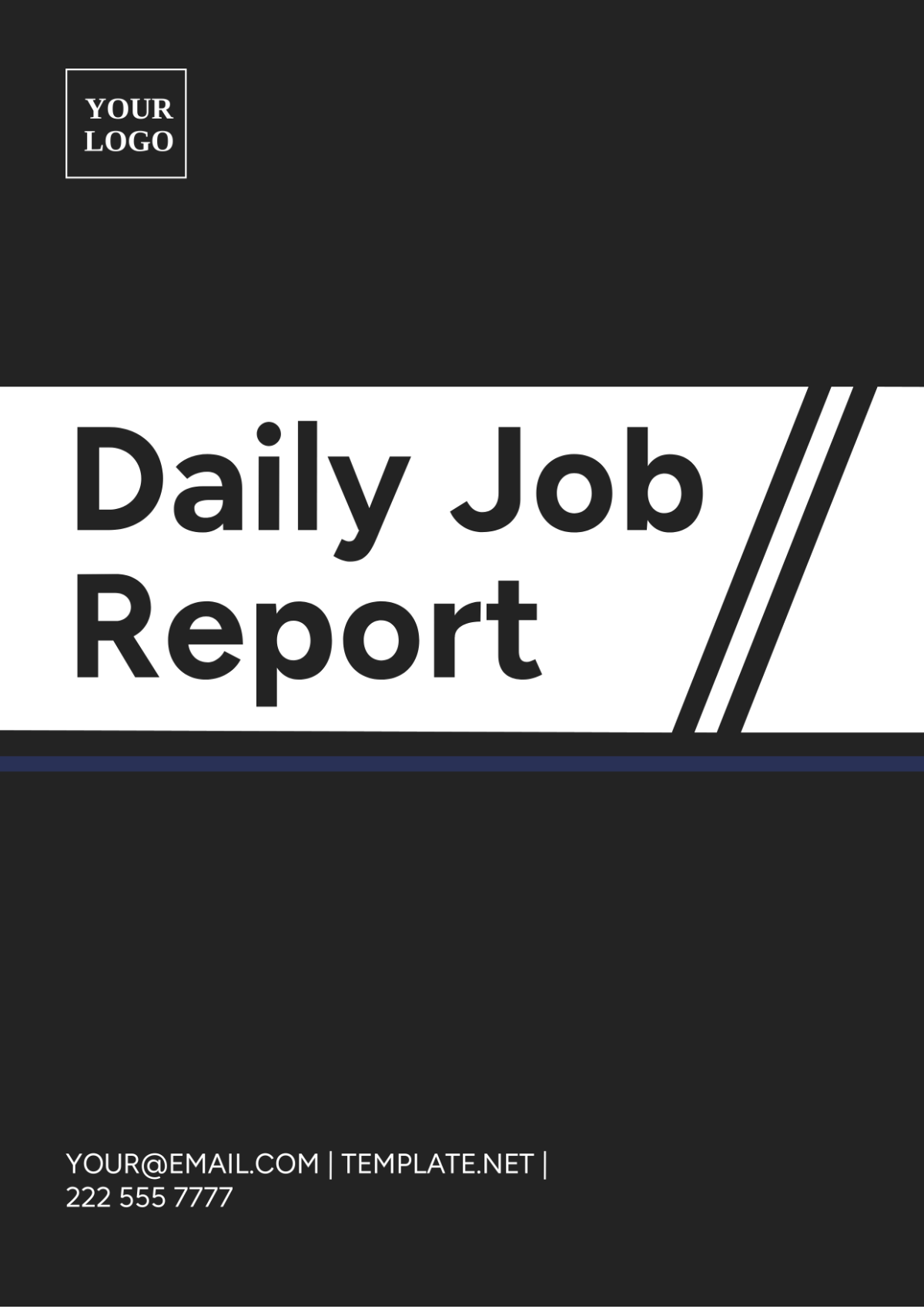 Daily Job Report Template - Edit Online & Download