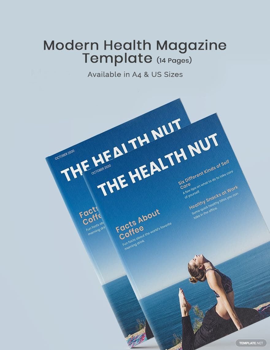 Modern Health Magazine Template