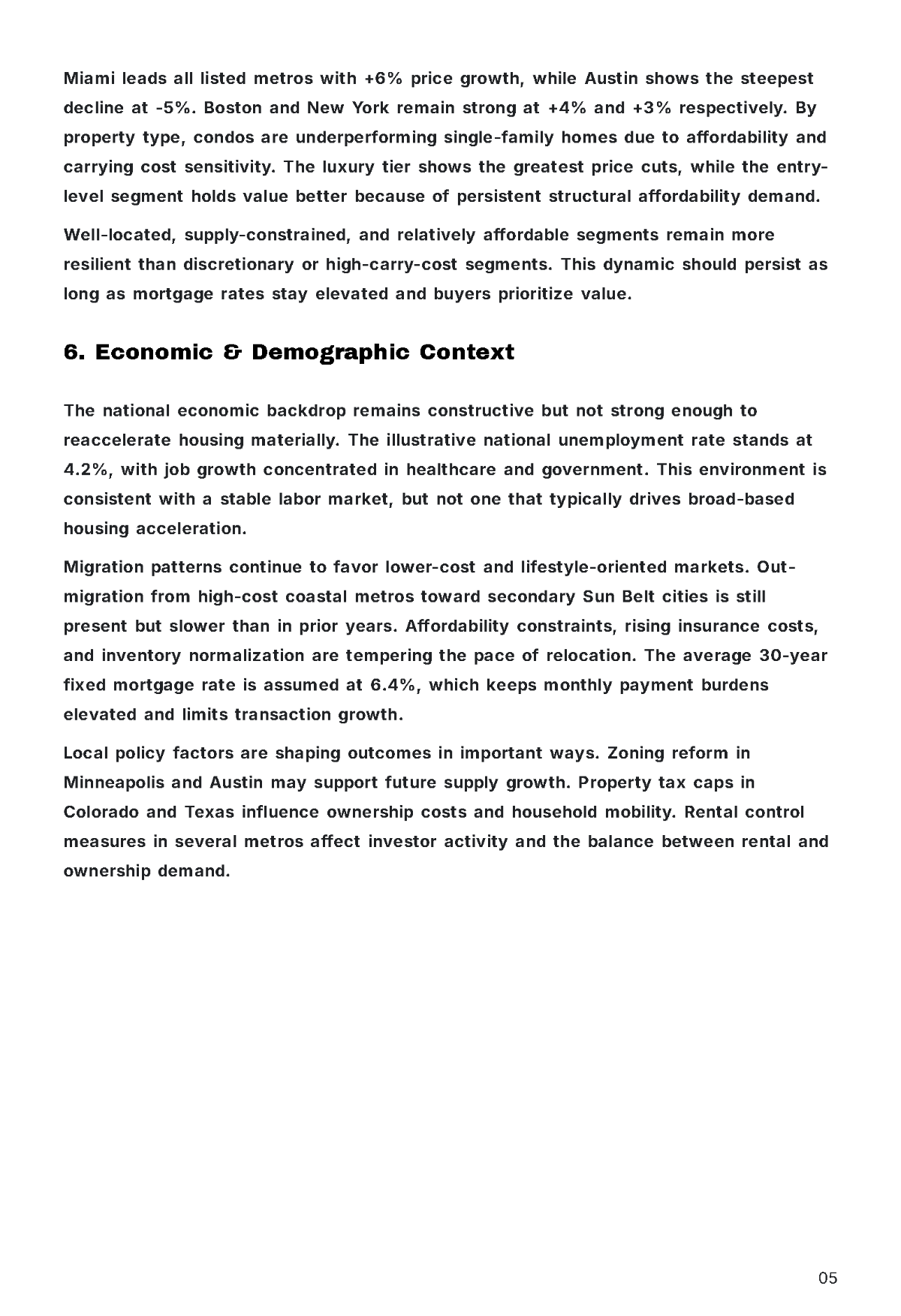 Free Real Estate Market Report Template to Edit Online