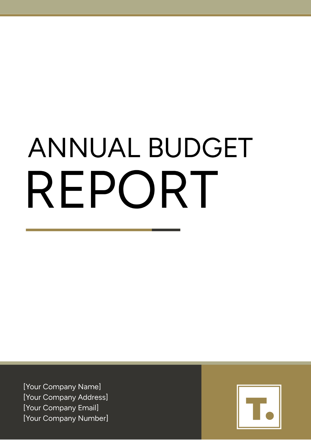 Annual Budget Report Template - Edit Online & Download