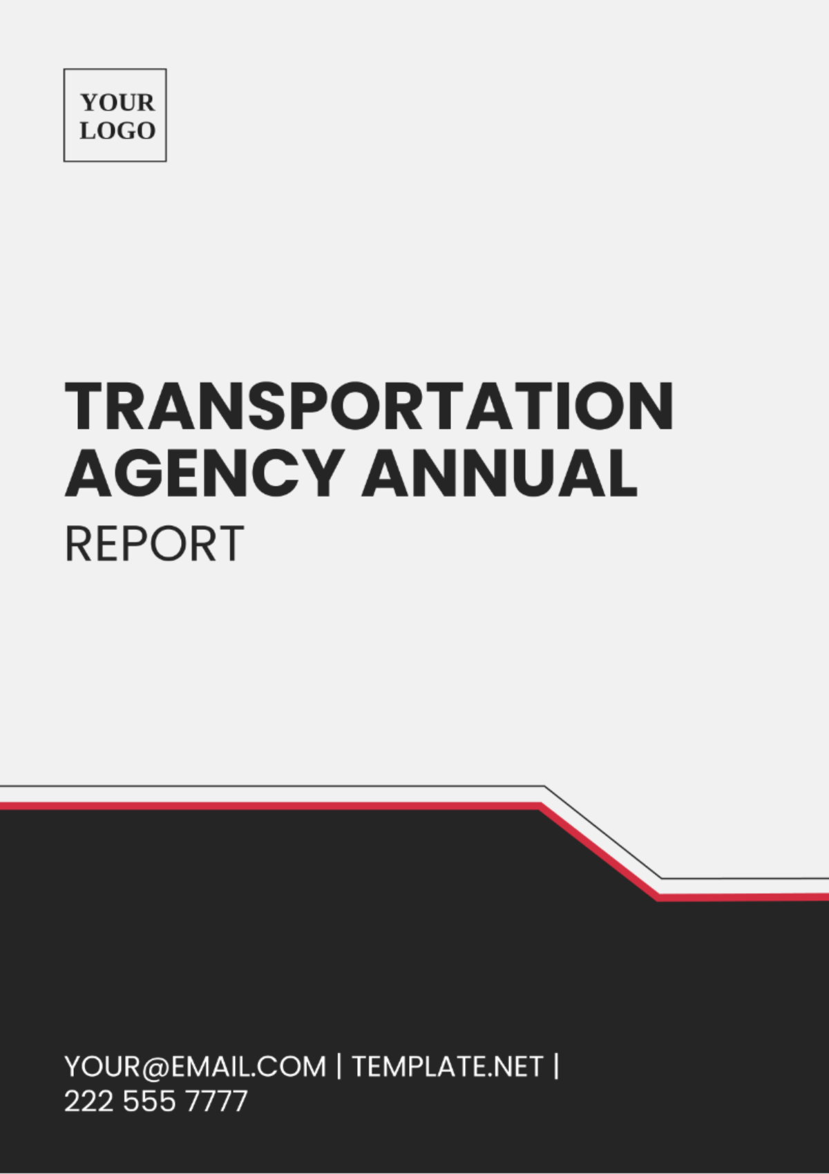 Transportation Agency Annual Report Template - Edit Online & Download