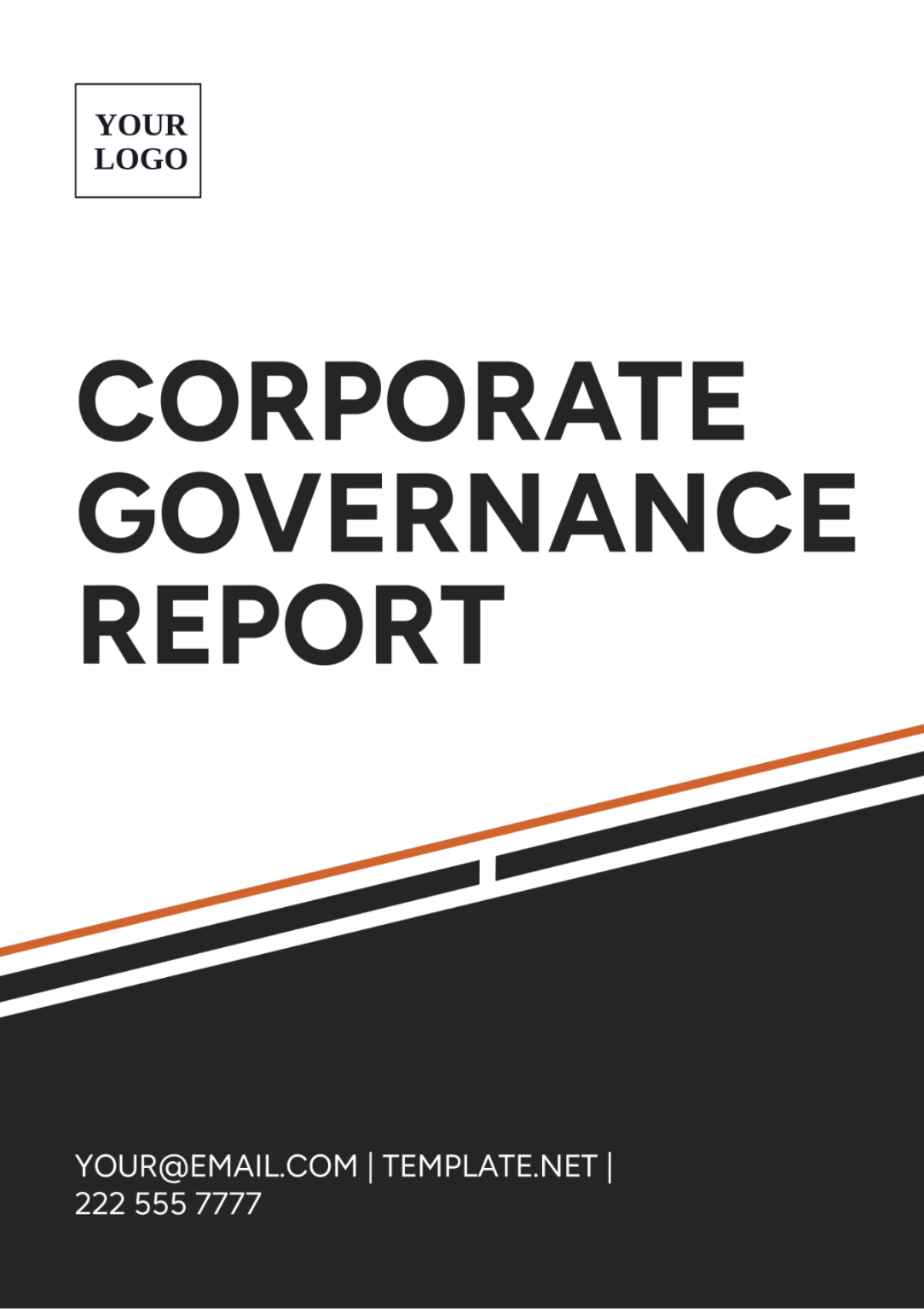 Corporate Governance Report Template
