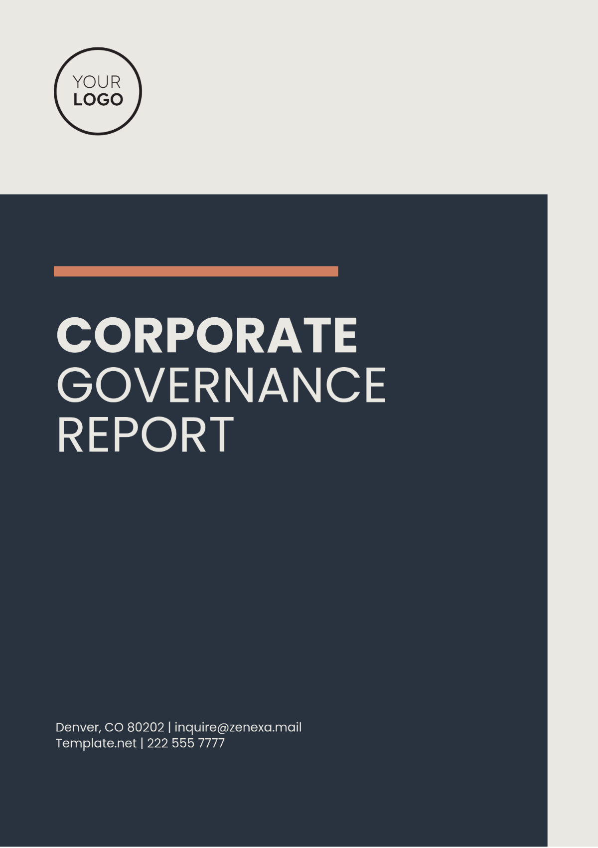 Corporate Governance Report Template - Edit Online & Download