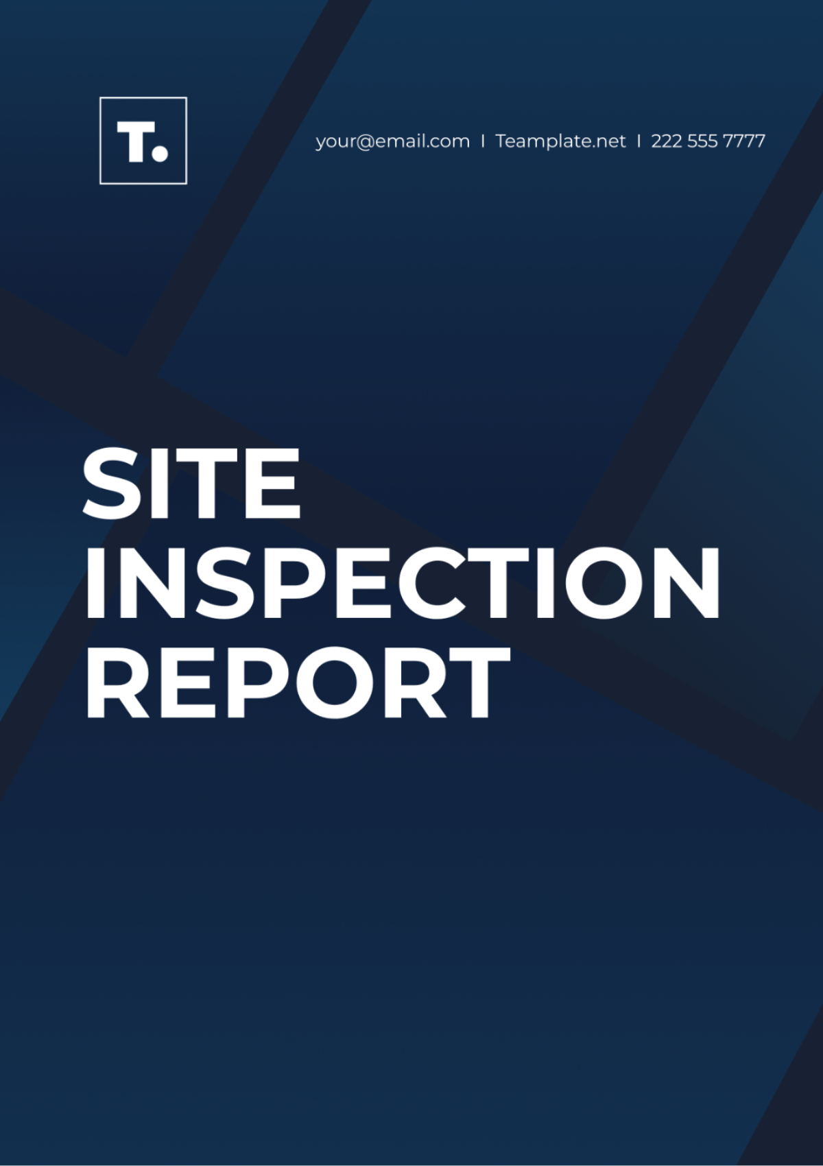 Site Inspection Report Template