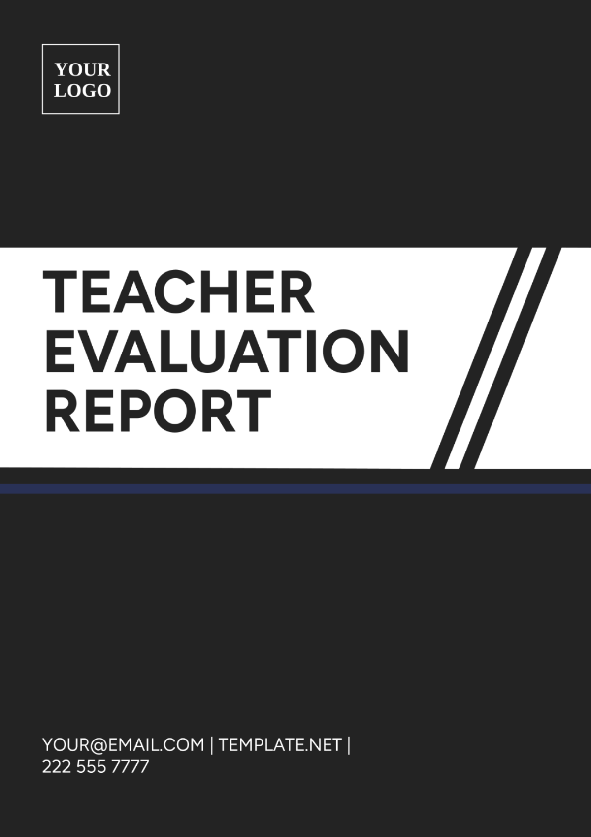 Teacher Evaluation Report Template