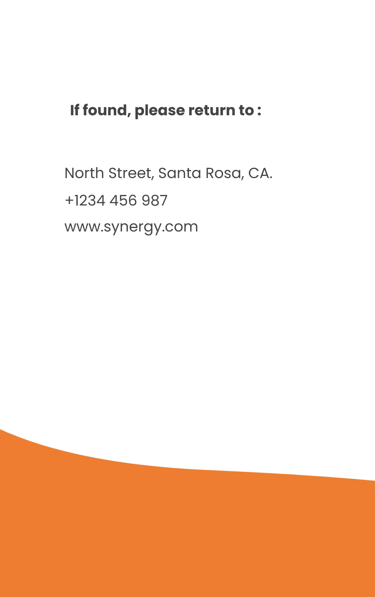 Free Professional ID Card  Template to Edit Online