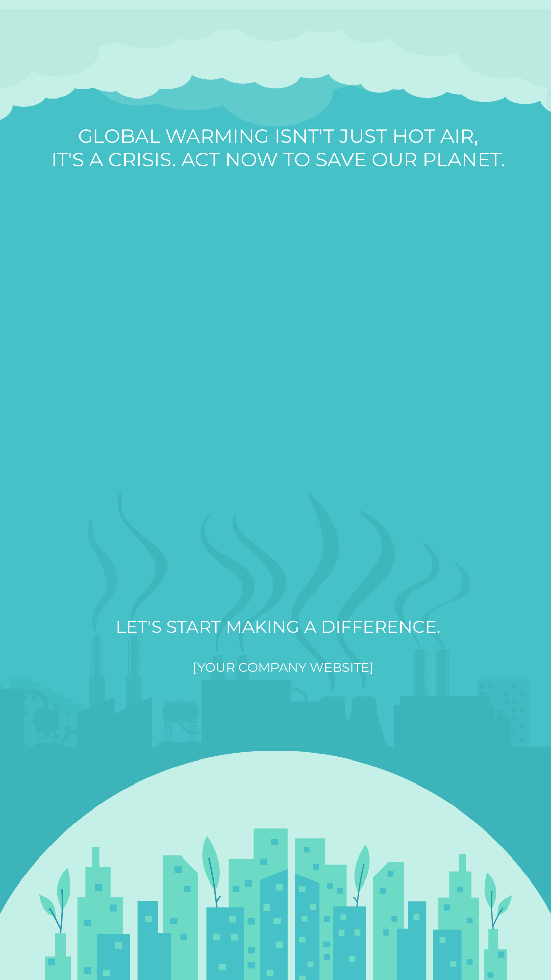 Global Warming Snapchat Geofilter Template