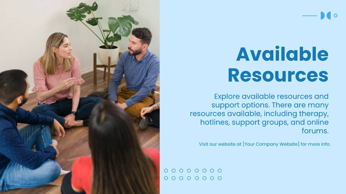 Free Mental Health Awareness Month Powerpoint Presentation Template to Edit Online