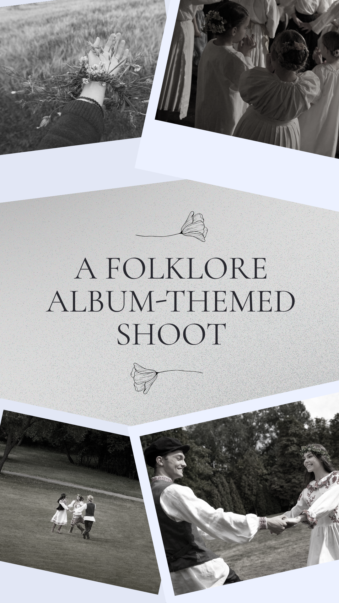 Folklore Aesthetic Collage Template