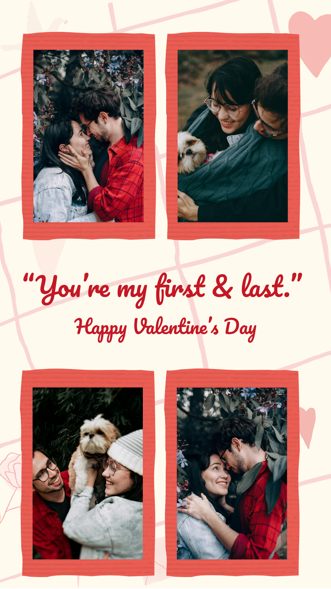 Valentine Collage Template