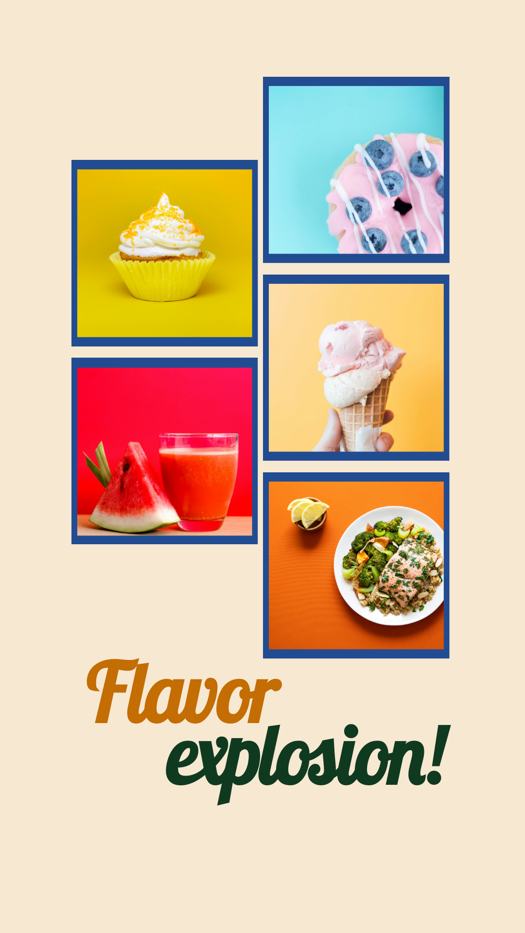 Food Collage Template