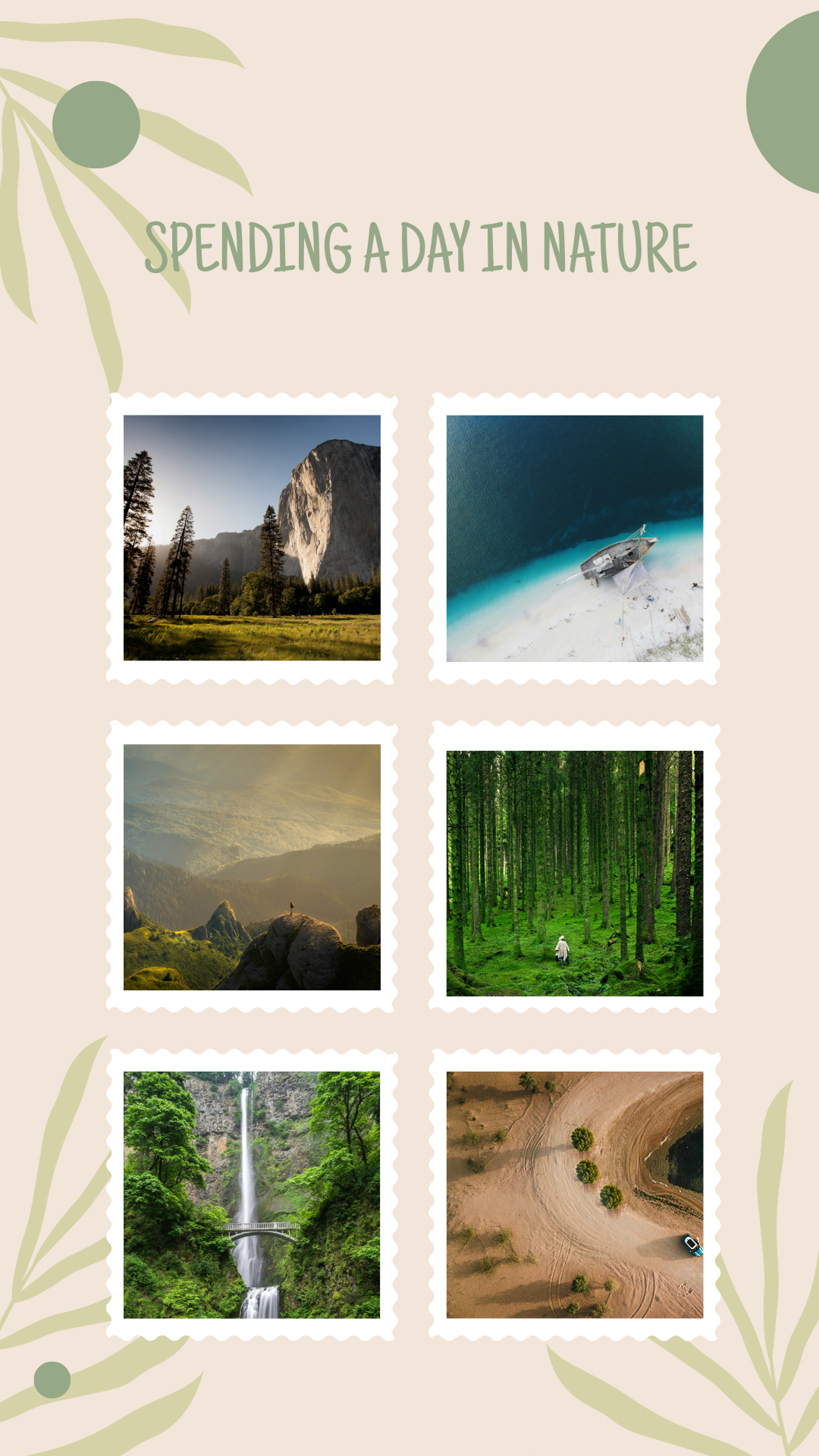 Nature Collage Template