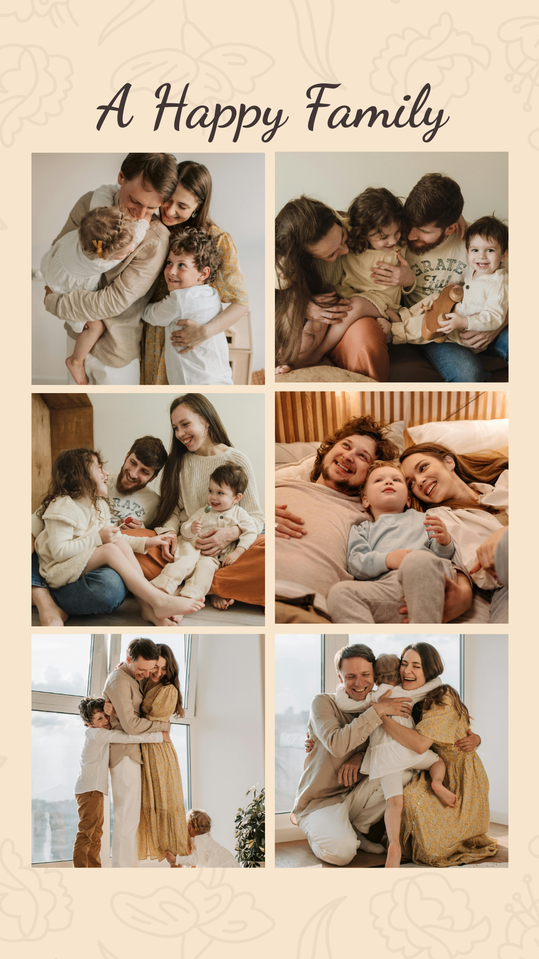 Giant Family Collage Template