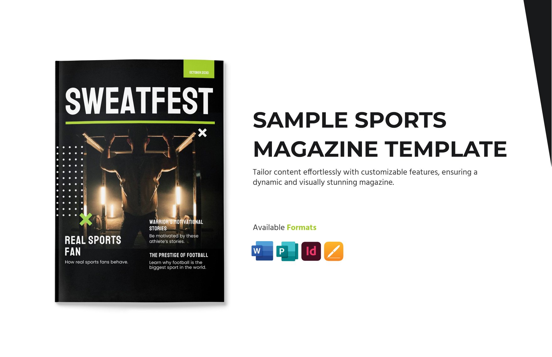 Sample Sports Magazine Template