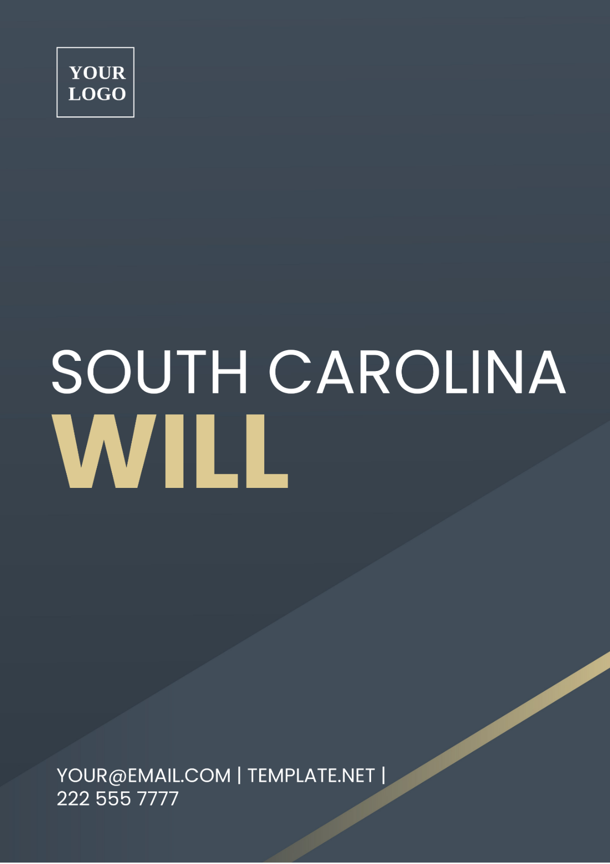 Free South Carolina Will Template