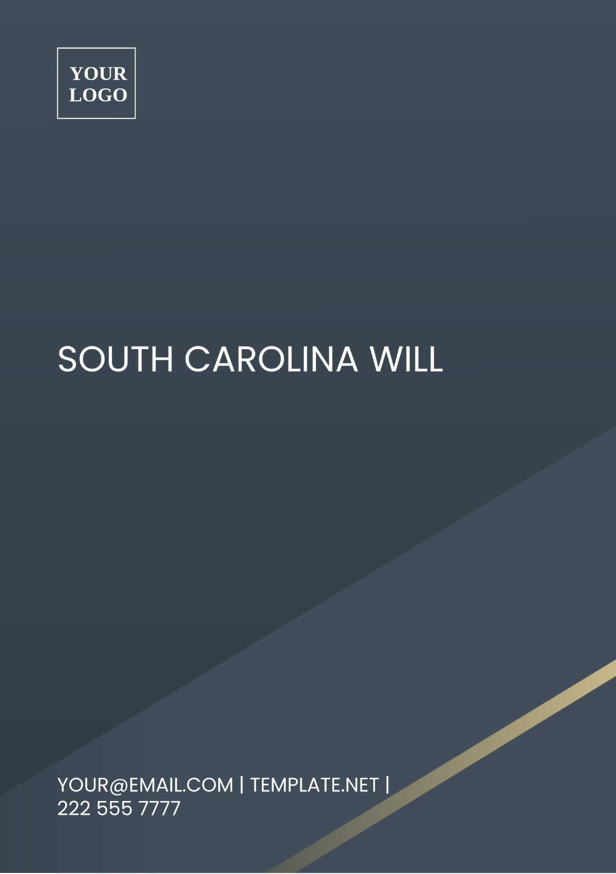 South Carolina Will Template - Edit Online & Download