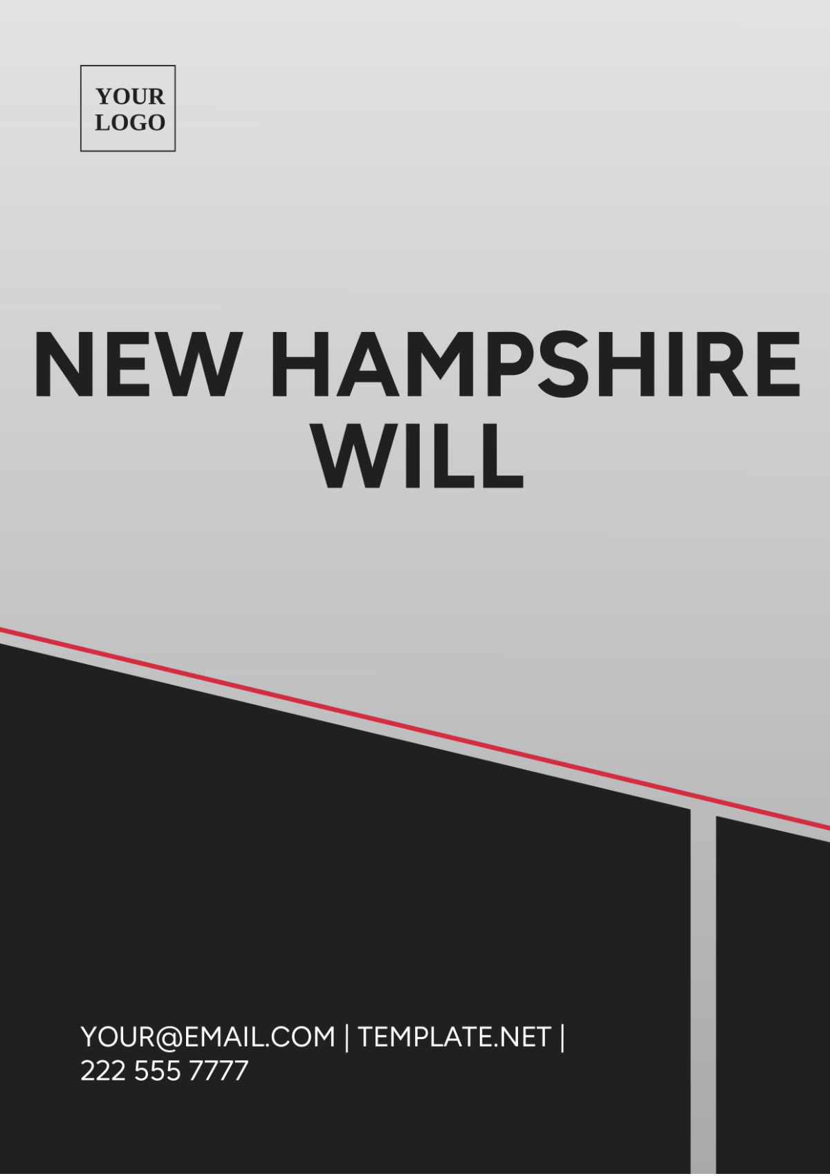 New Hampshire Will Template