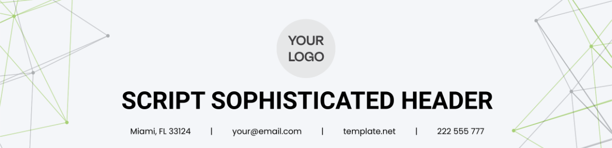 Script Sophisticated Header Template - Edit Online & Download Example ...