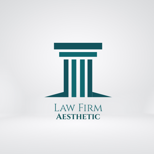 Law Firm Aesthetic Logo Template