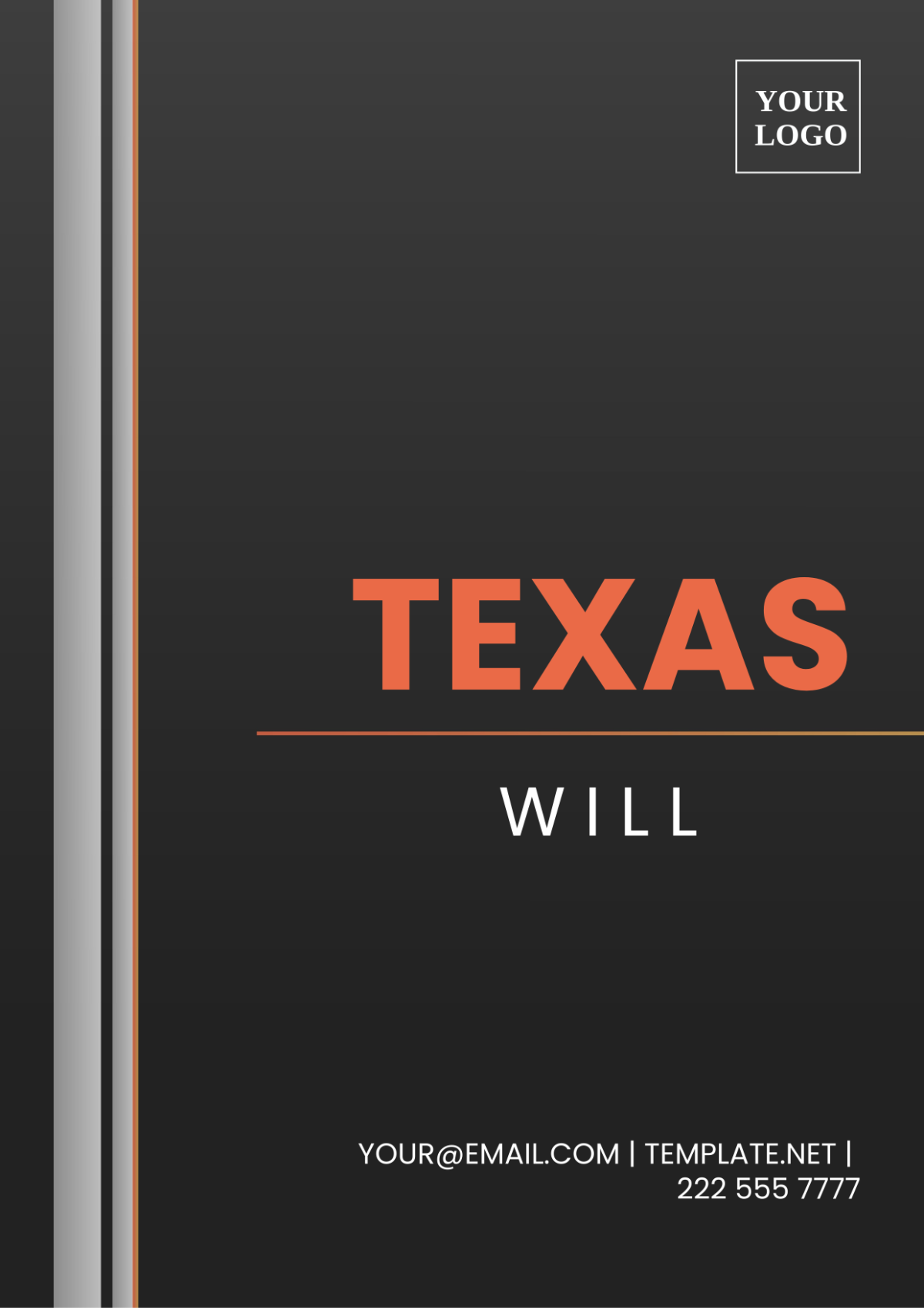 Free Texas Will Template