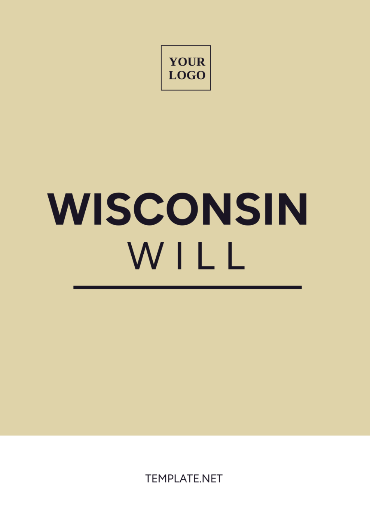 Wisconsin Will Template