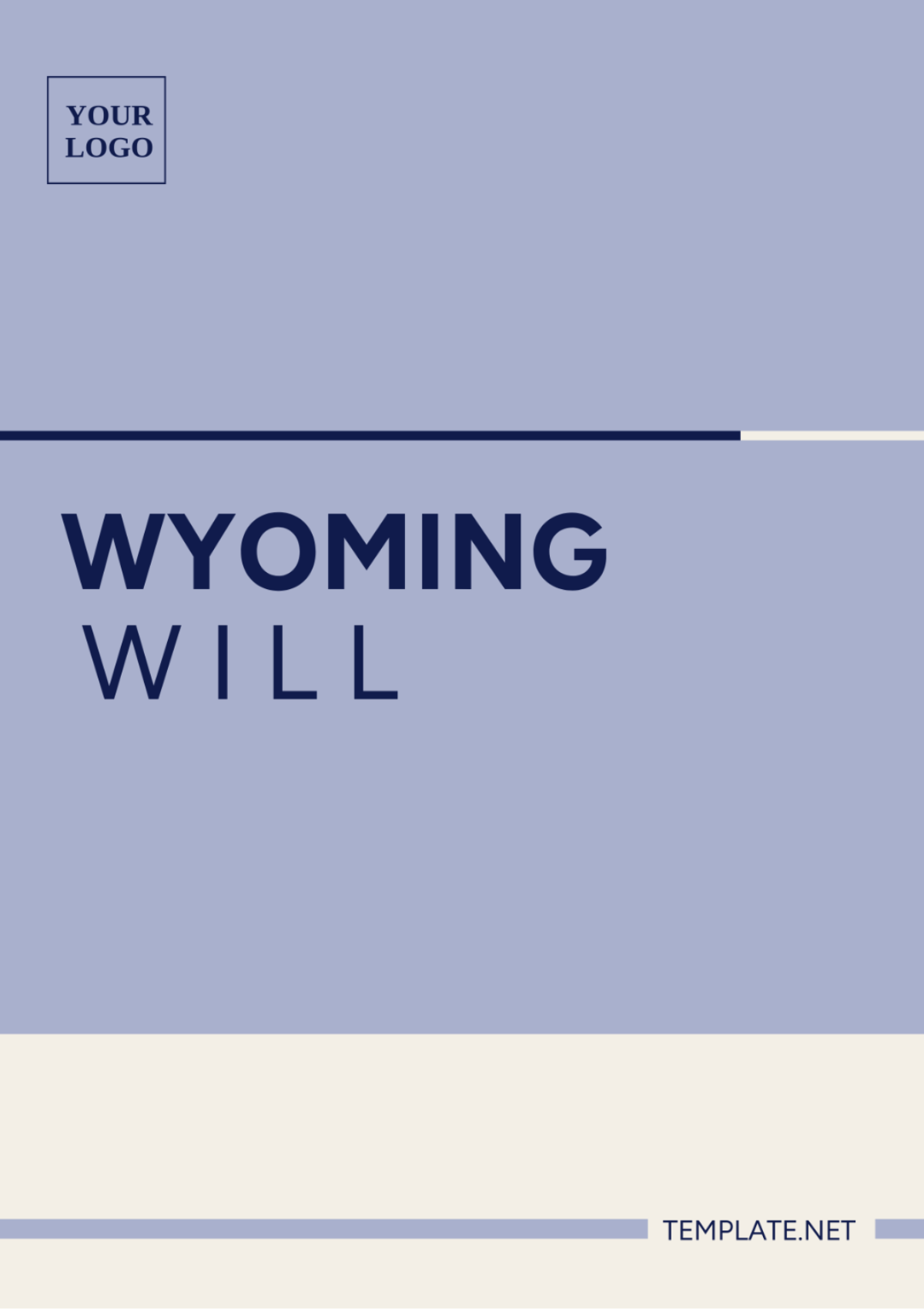Free Wyoming Will Template