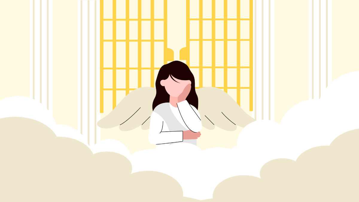 Free Angel Aesthetic Background