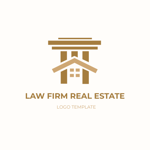 Law Firm Real Estate Logo Template