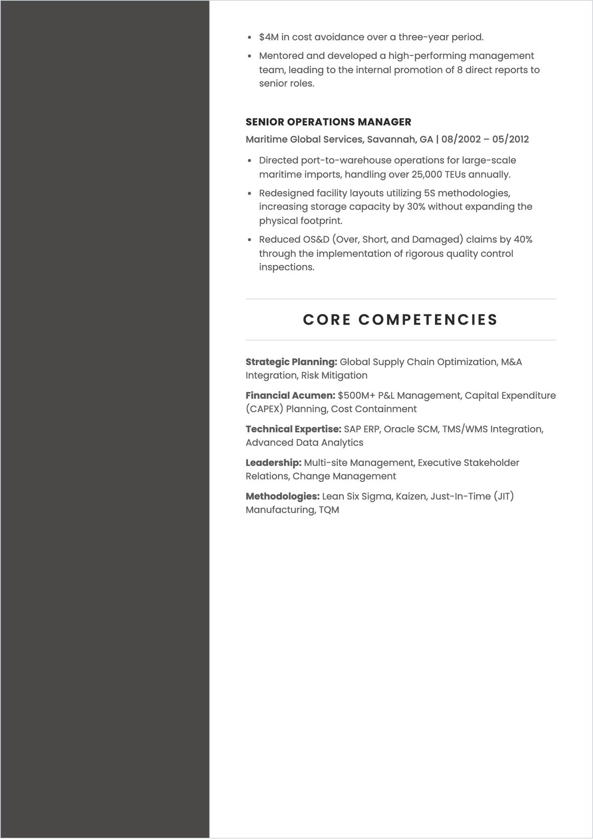 Free Highly Experienced ATS Resume Summary Template, AI Resume Builder